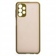 Чехол-накладка PC041 для Samsung Galaxy A13 4G (A135F) (черно-зеленая) — 1