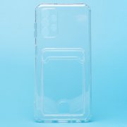 Чехол-накладка SC276 с картхолдером для Samsung Galaxy A13 4G (A135F) (прозрачная) — 1