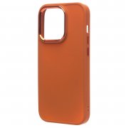 Чехол-накладка - SC311 для Apple iPhone 13 Pro (оранжевая) — 3