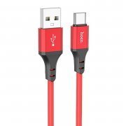 Кабель Hoco X86 Spear (USB - Type-C) (красный)