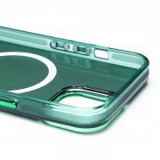 Чехол-накладка SafeMag для Apple iPhone 13 (зеленая) — 2
