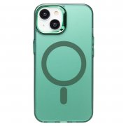 Чехол-накладка SafeMag для Apple iPhone 13 (зеленая) — 1