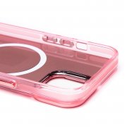Чехол-накладка SafeMag для Apple iPhone 13 (розовая) — 2