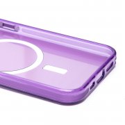 Чехол-накладка SafeMag для Apple iPhone 13 (лиловая) — 2