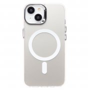 Чехол-накладка SafeMag для Apple iPhone 13 (белая) — 1
