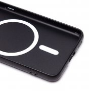 Чехол-накладка Matte SafeMag для Samsung Galaxy S21 (G991B) (черная) — 3