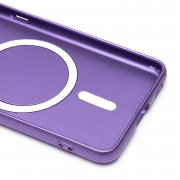 Чехол-накладка Matte SafeMag для Samsung Galaxy S21 (G991B) (фиолетовая) — 3