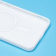 Чехол-накладка Matte SafeMag для Samsung Galaxy S22 Plus (S906B) (белая) — 3