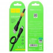 Кабель Hoco X40 Noah (USB - micro USB) (черный) — 2