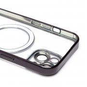Чехол-накладка SafeMag для Apple iPhone 15 (черная) — 2
