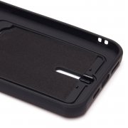 Чехол-накладка с картхолдером для Apple iPhone 14 Plus (черная) — 3
