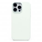 Чехол-накладка Silicone SafeMag с анимацией для Apple iPhone 15 Pro Max (мягкая мята) — 1