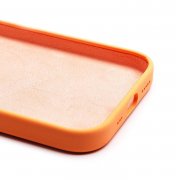 Чехол-накладка Silicone SafeMag с анимацией для Apple iPhone 15 (апельсиновый сорбет) — 2