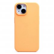 Чехол-накладка Silicone SafeMag с анимацией для Apple iPhone 15 (апельсиновый сорбет) — 1