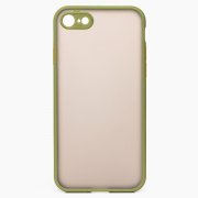 Чехол-накладка для Apple iPhone SE 2020 (черно-зеленая) — 1
