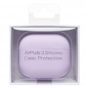 Чехол Soft touch для кейса Apple AirPods 3 (фиолетовый) — 2
