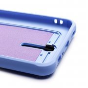 Чехол-накладка с картхолдером для Samsung Galaxy A13 4G (A135F) (темно-фиолетовая) — 2