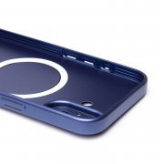 Чехол-накладка SafeMag для Apple iPhone 16 (темно-синяя) — 2