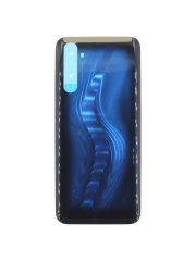 Задняя крышка для Realme 6 Pro (синяя) премиум — 1