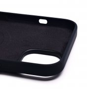 Чехол-накладка Silicone Case SafeMag для Apple iPhone 14 Plus (темная ночь) — 3