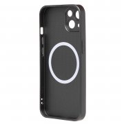 Чехол-накладка SafeMag для Apple iPhone 13 (черная) — 2