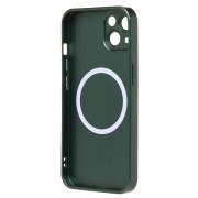 Чехол-накладка SafeMag для Apple iPhone 13 (зеленая) — 2