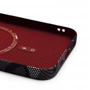 Чехол-накладка Luxo для Apple iPhone 13 (черно-серая) — 1