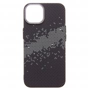 Чехол-накладка Luxo для Apple iPhone 13 (черно-серая) — 1