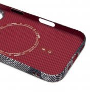 Чехол-накладка Luxo для Apple iPhone 16 (черно-серая) — 2
