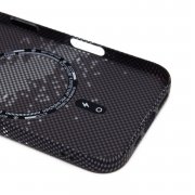 Чехол-накладка Luxo для Apple iPhone 16 (черно-серая) — 2