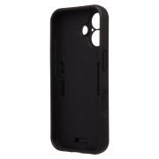 Чехол-накладка противоударный для Apple iPhone 16 (черная) — 2