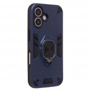 Чехол-накладка противоударный для Apple iPhone 16 (синяя) — 3