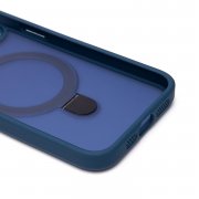 Чехол-накладка SafeMag для Apple iPhone 13 (темно-синяя) — 3