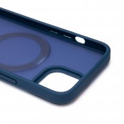 Чехол-накладка SafeMag для Apple iPhone 13 (темно-синяя) — 2