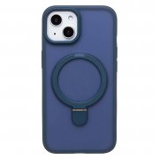 Чехол-накладка SafeMag для Apple iPhone 13 (темно-синяя) — 1