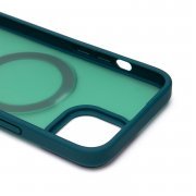 Чехол-накладка SafeMag для Apple iPhone 13 (темно-зеленая) — 2