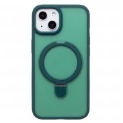 Чехол-накладка SafeMag для Apple iPhone 13 (темно-зеленая) — 1