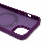 Чехол-накладка SafeMag для Apple iPhone 13 (лиловая) — 2