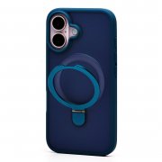 Чехол-накладка SafeMag для Apple iPhone 16 (темно-синяя) — 3