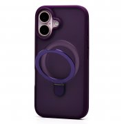 Чехол-накладка SafeMag для Apple iPhone 16 (лиловая) — 3