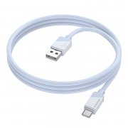 Кабель Borofone BX107 (USB - Type C) 100см (синий) — 3