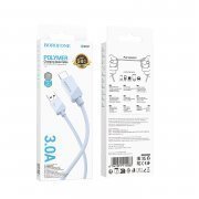 Кабель Borofone BX107 (USB - Type C) 100см (синий) — 2