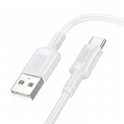 Кабель Borofone BX111 Feliz (USB - Type C) 100см (белый) — 3