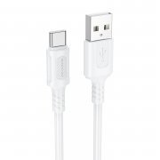 Кабель Borofone BX111 Feliz (USB - Type C) 100см (белый) — 1