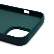 Чехол-накладка для Apple iPhone 13 (медведь) (темно-зеленая) — 3