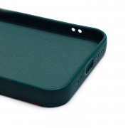 Чехол-накладка для Apple iPhone 13 (медведь) (темно-зеленая) — 2