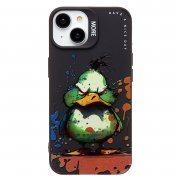 Чехол-накладка для Apple iPhone 13 (утка) (черная) — 1