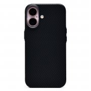 Чехол-накладка SafeMag для Apple iPhone 16 (черная)