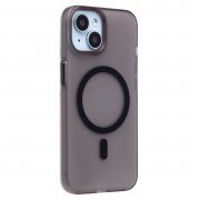 Чехол-накладка SafeMag для Apple iPhone 13 (прозрачно-черная) — 3