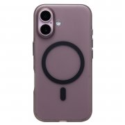 Чехол-накладка SafeMag для Apple iPhone 16 (прозрачно-черная) — 1